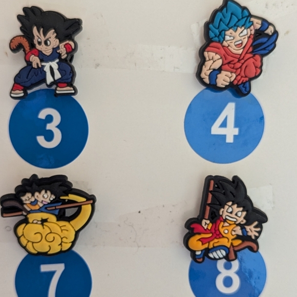 DRAGON BALLZ | 3pcs | show charm | jibbitz - Picture 3 of 6